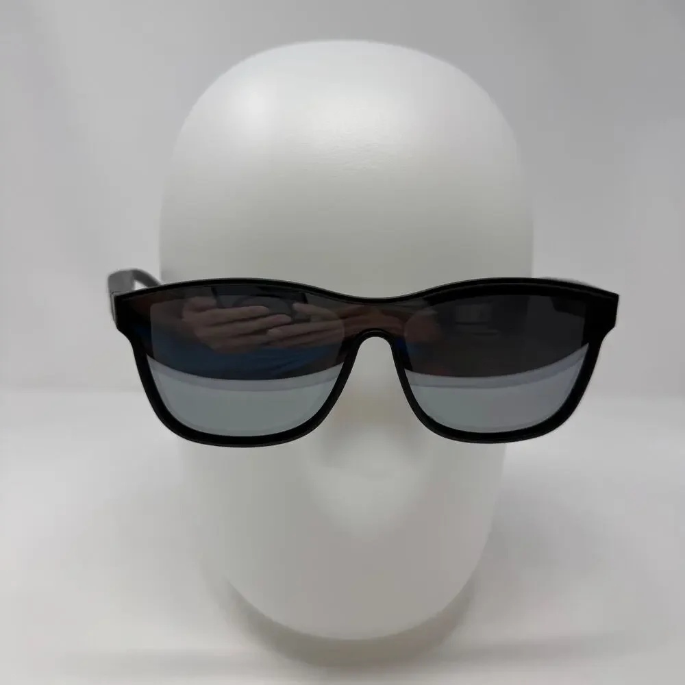 Smart Glasses for Men and Women with Speaker/Bluetooth Sunglasses Shiny Silver